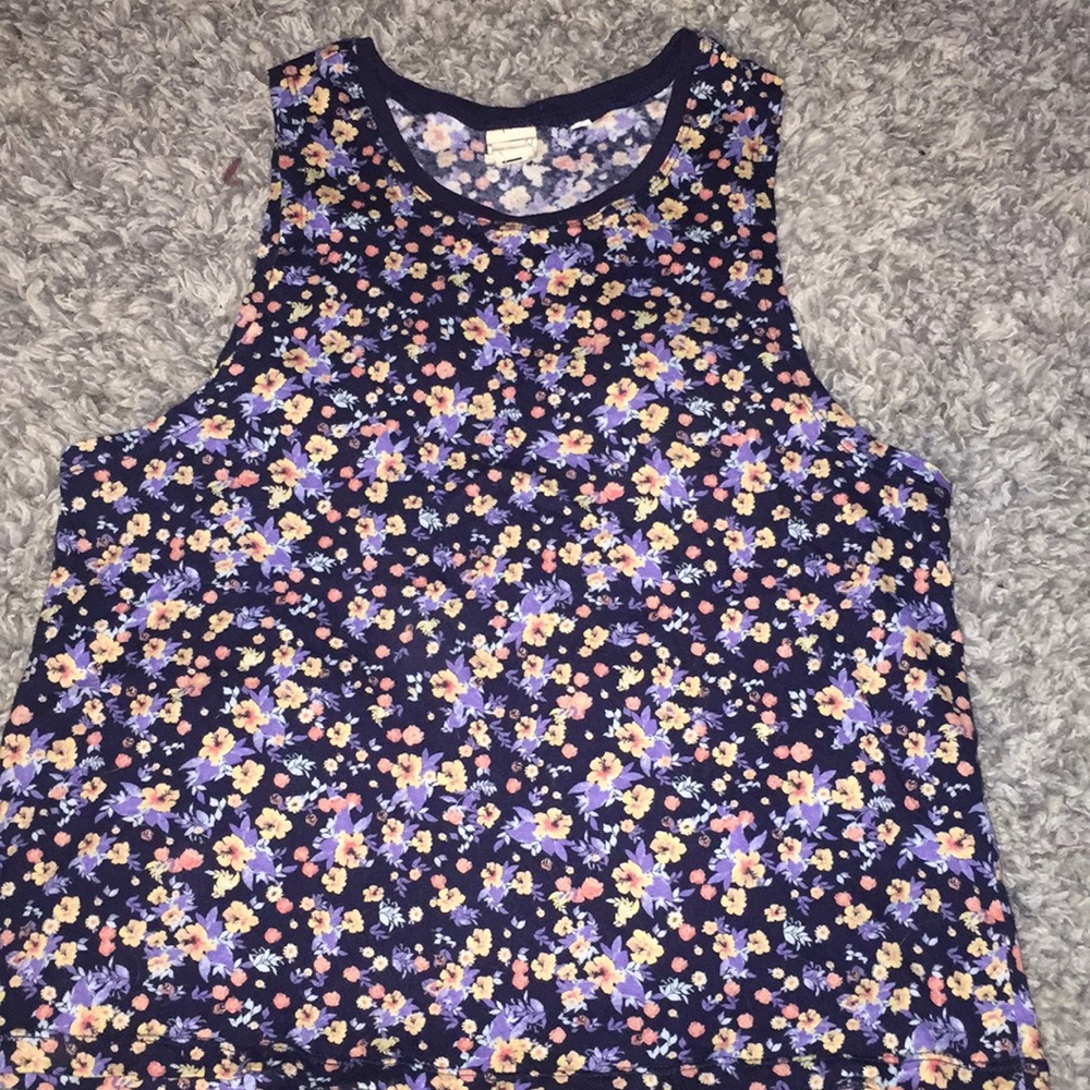 LA Hearts flower tank